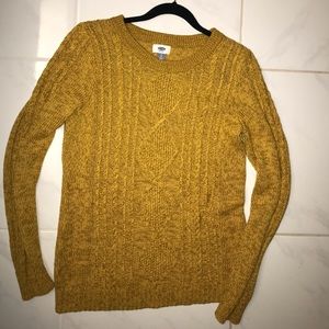 Old navy mustard sweater